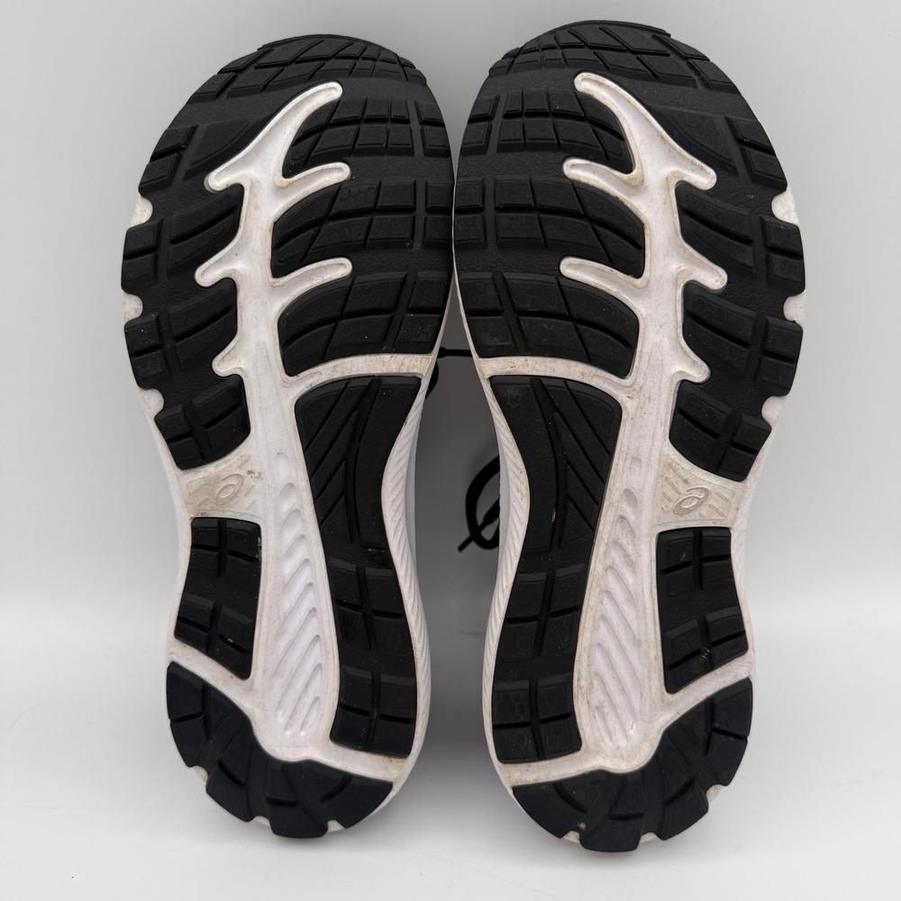 YOUTH ASICS Contend 8 GS Black Pink Cheetah Athletic Running Shoes Size 5.5 - Picture 7 of 8